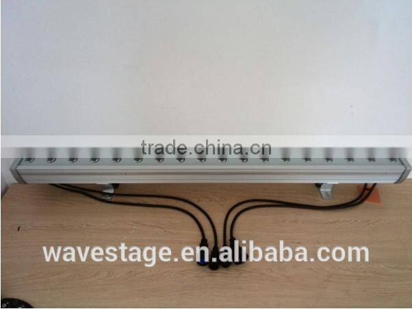 WLED 1-10 HOT 36 pcs 1w rgb leds outdoor IP65 rgb dmx led wallwasher