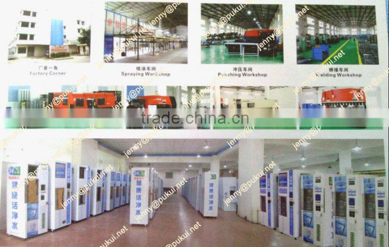 SUS 304 Intelligent Healthy Fresh Milk vending machine/milk dispenser/jiangmen pukui