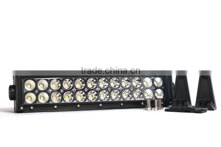 12Inch 72W 24*3W LED Work Light Bar Waterproof Combo LED Working LightFor Universal Jeep SUV ATV Off-road Truck Car