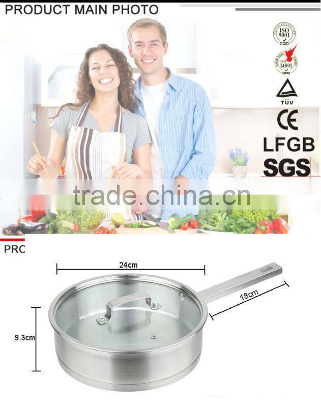 New product stainless steel frying pan