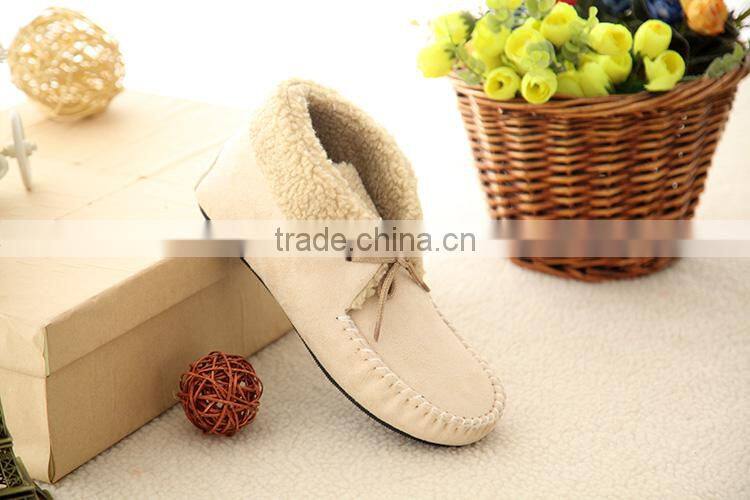 2016 wool hairy new popular shape outdoor casual shoes
