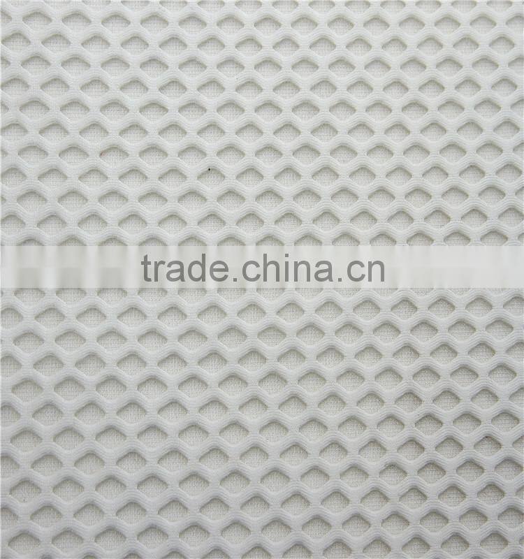 factory low price high quality polyester watermark mesh fabric for dress