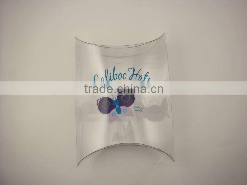 Triangle/square shape plastic package box with printing