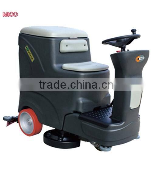 Ride on floor scrubber with be used in public area