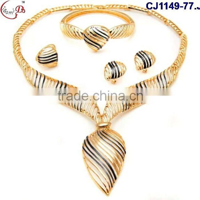 CJ1149-(74-79) different color jewelry gold plating wedding/evening party ladies jewelry set
