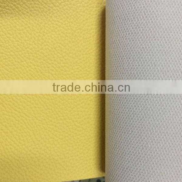 PVC leather for sofa usage with strong backing and different color