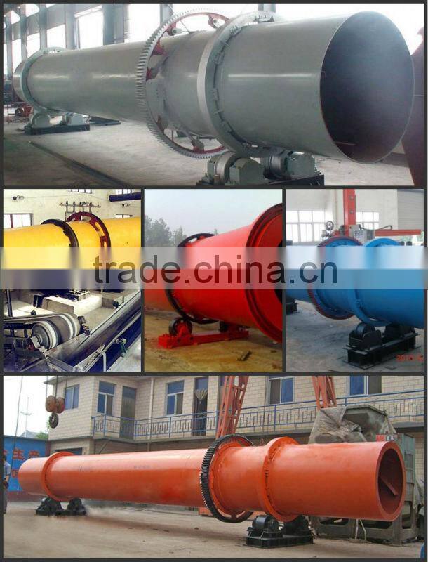 Government Approved Silica Sand Rotary Dryer With ISO9001