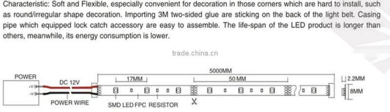 2016 Hotsale America Market Outdoor Use Color Changing Soft led Rope Light