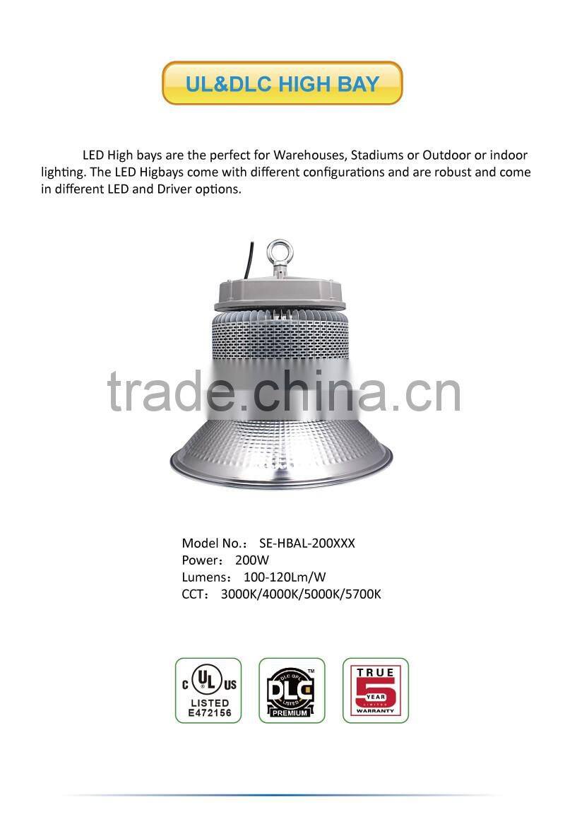 UL&DLC listed LED high bay light