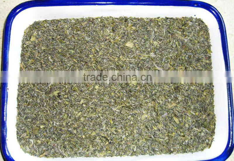 Natural Green tea finings organic broken tea for extracting powder