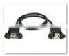 USB B Female Panel Mount Cable to 5 Pin Mini USB Cable