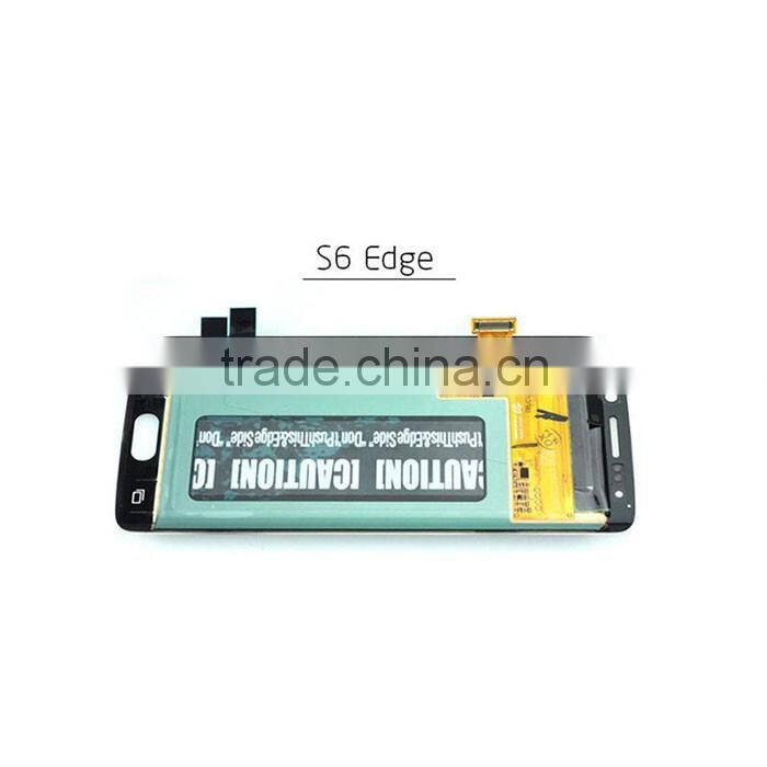 Wholesale original Mobile phone display for samsung galaxy s6 edge lcd digitizer