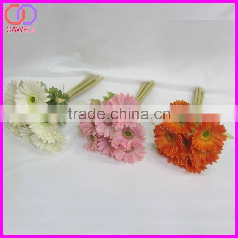 mini real touch PU daisy gerbera flower
