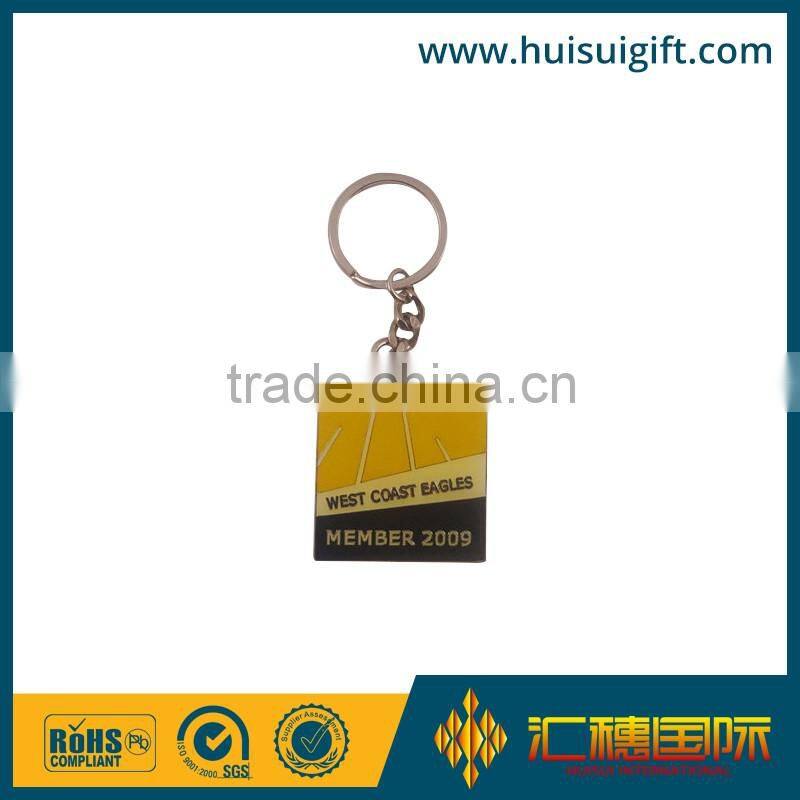 high quality promotional business medal design metal keychain