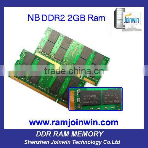 Computer spare parts used laptop ddr2 2 gb ram memory