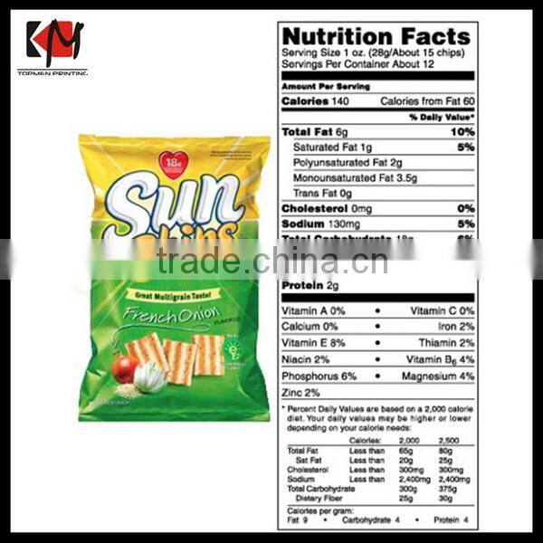 Good quality professional vegetarian food labels