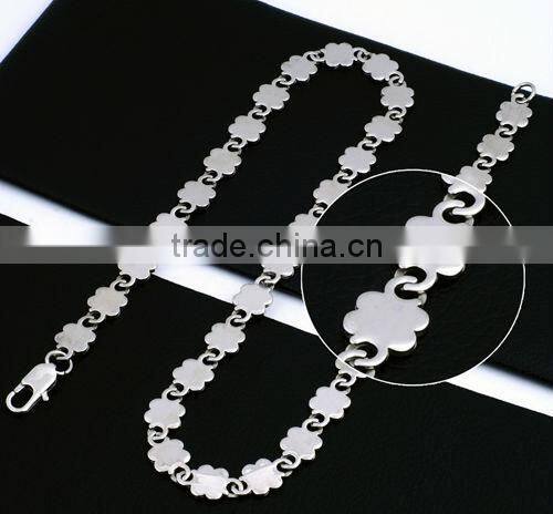 High quality stainless steel bicycle chain necklace (QN10032)