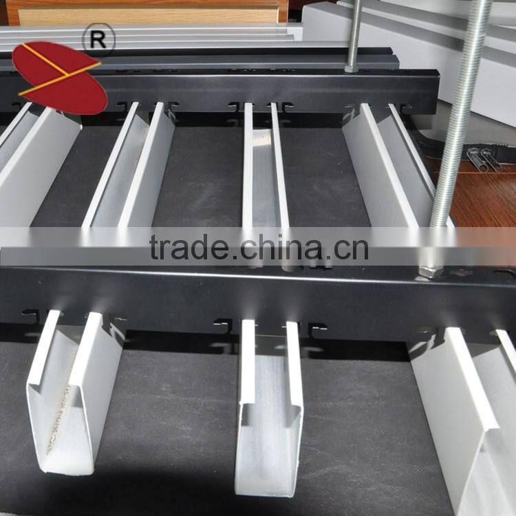 0.45Thickness office decorative aluminum baffle u false ceiling