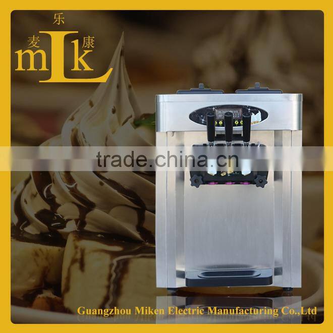 Stainless Steel Table Style Ice Cream Machine