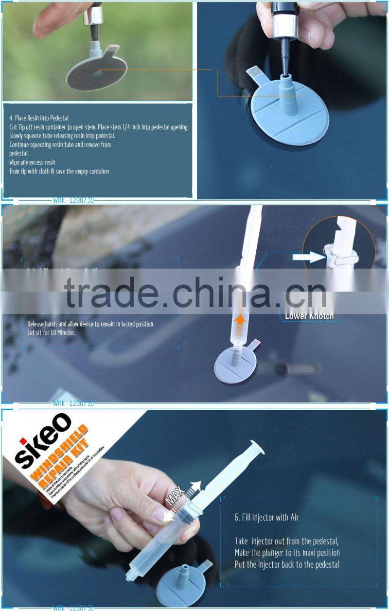 Windshield Repair Kit Car windshield repair tools MOQ ONLY 48pcs auto Glass