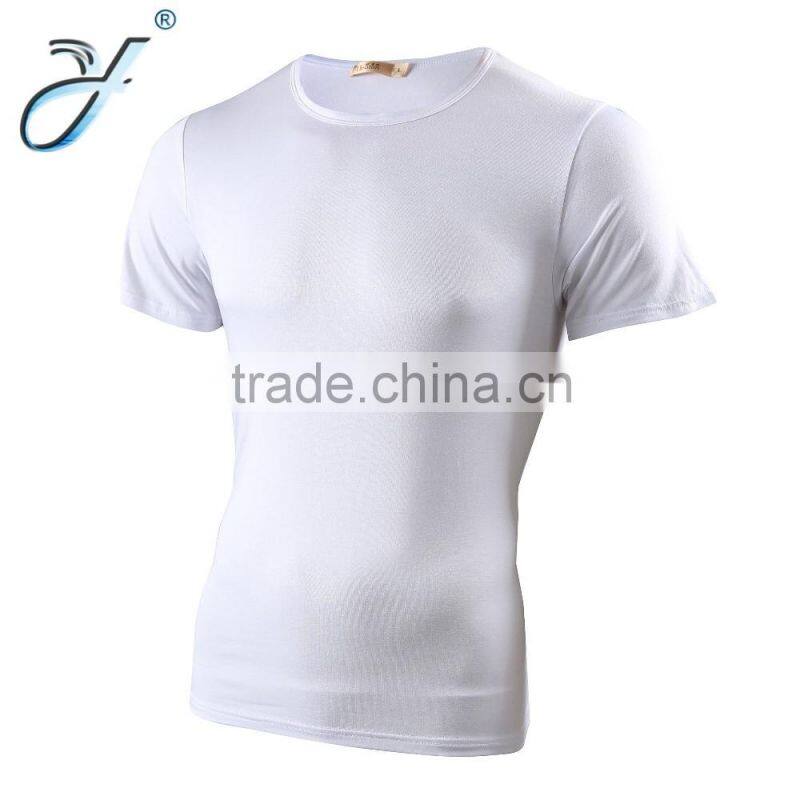 Wholesale O-Neck Spandex Shirt Bamboo Shirts Breathable T-shirt