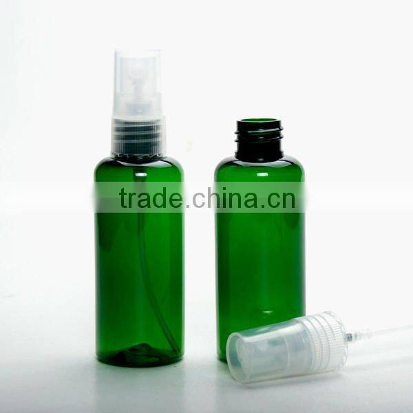 Spray cap PET bottle 70ml Green Clear