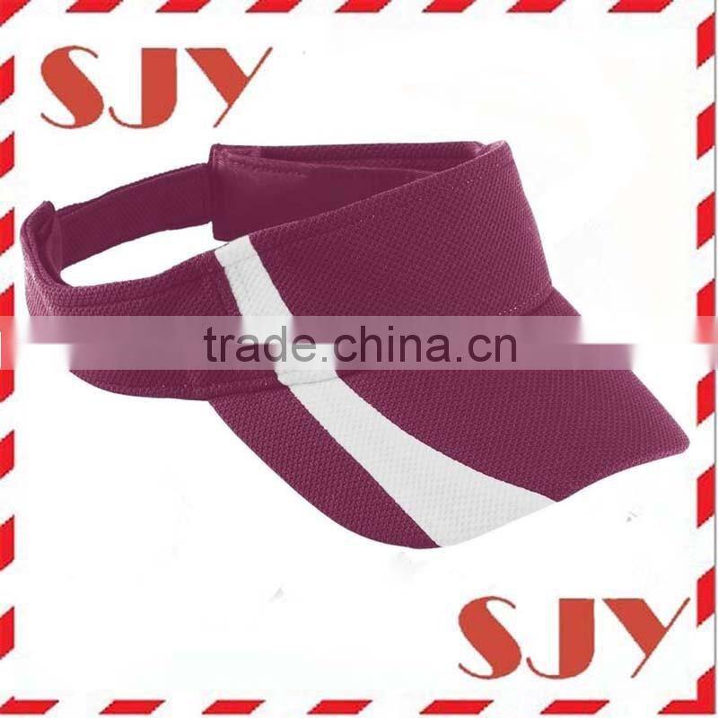 Kids' adjustable wicking mesh two-color sun visor hat