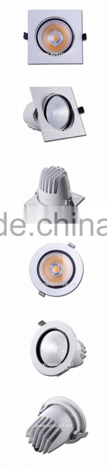 best selling GB 12 aluminum cob recessed light spot light