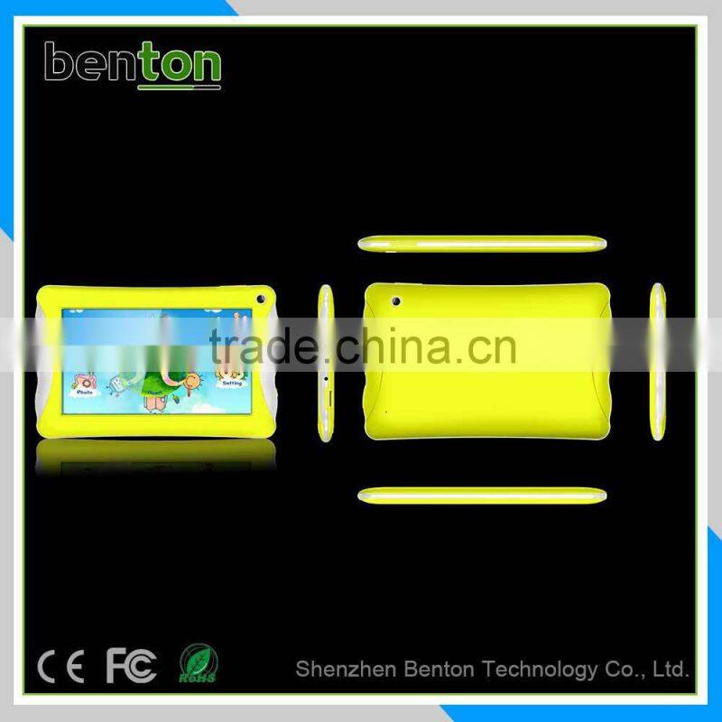 New product 7" Dual core Children Special Software Android educational tablet for kids
