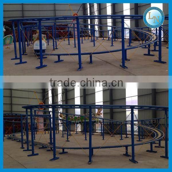 Outdoor playground park train ride amusement mini roller coaster