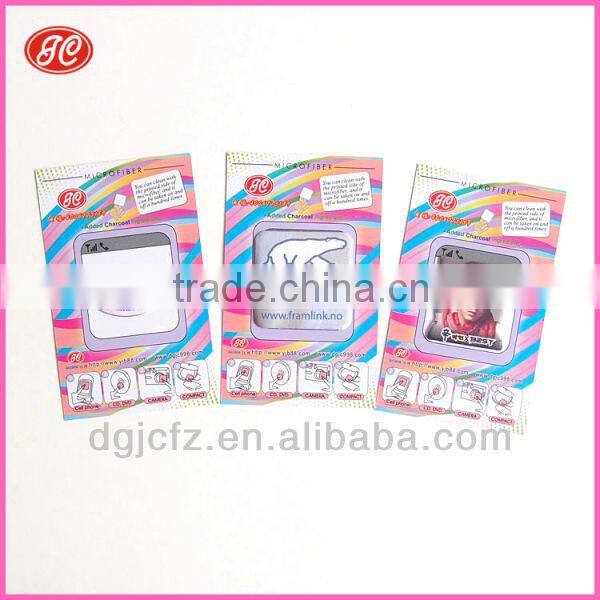 Self-adhesive Microfiber Sticky Screen Cleaner For iphone ipad