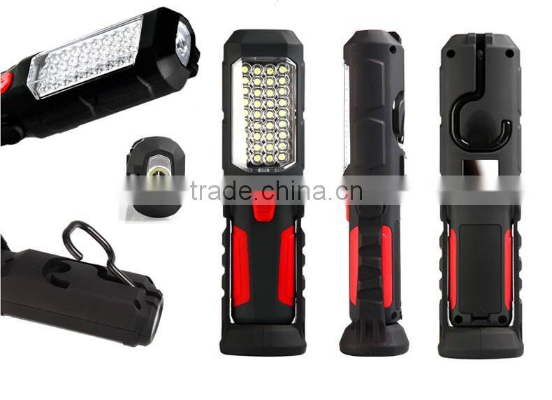 Ningbo JELO Sales promotion Super Bright 36+1LED Work Light Outdoor Stand Lamp With Folding Hook Magnet