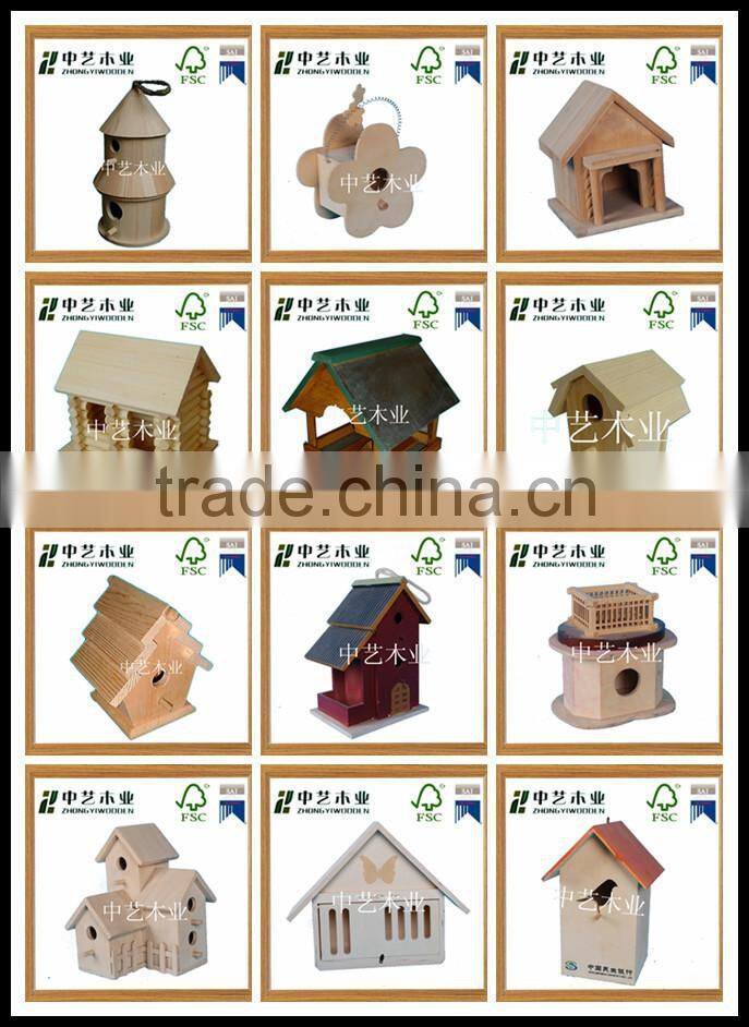 china factory FSC&BSCI handmade Wildlife garden Wooden bee honeybee Insect gift House with Ladybird