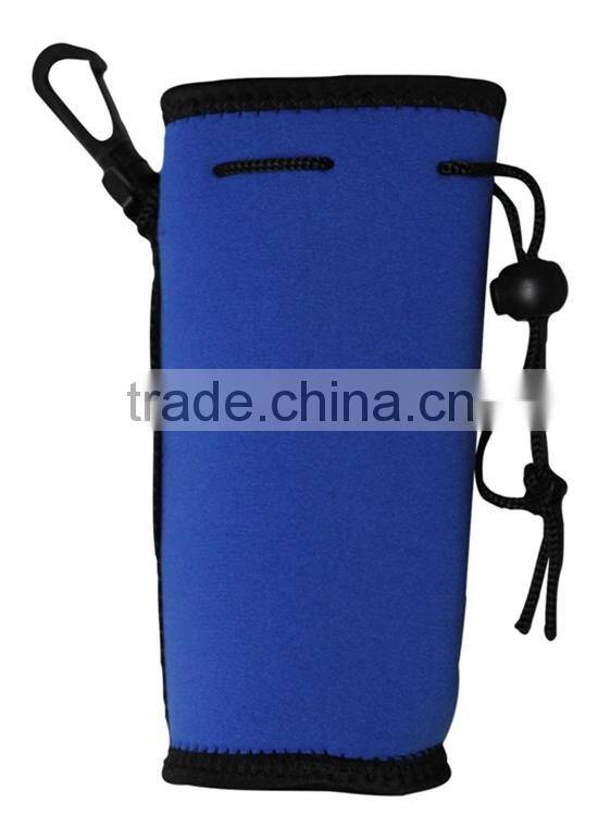 wenzhou popular 2015 hot sell drawstring bags neoprene cup sleeve protective sleeves for glass bottle