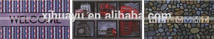 Flocking door WELCOME mat antiSlip outdoor Entrance floor mat