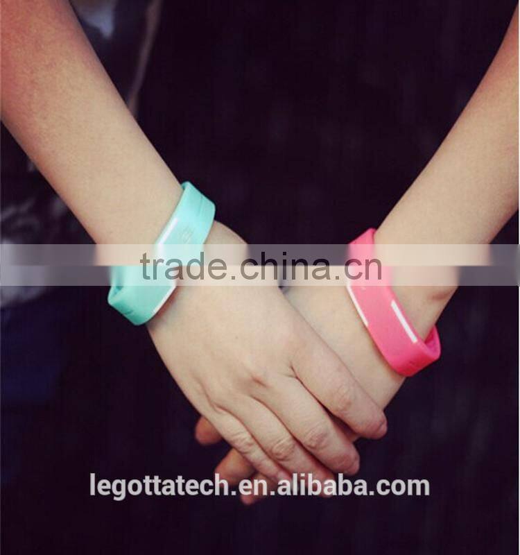 Cheap price wholesale colourful fashional led geneva silicone watch