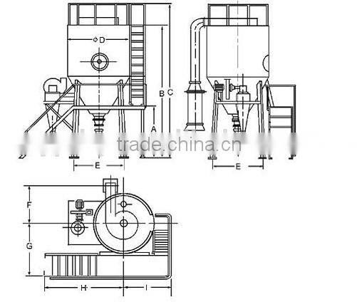 LPG Series High-Speed Centrifuge Spray Dryer For Milk