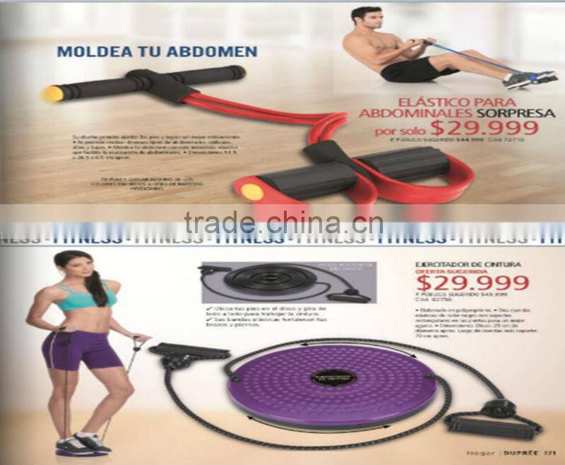 Gym Fitness Equipment TPE Elastic Foot Rally belt