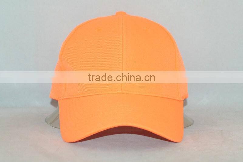 BLANK CAP / BASEBALL CAP /neonorange