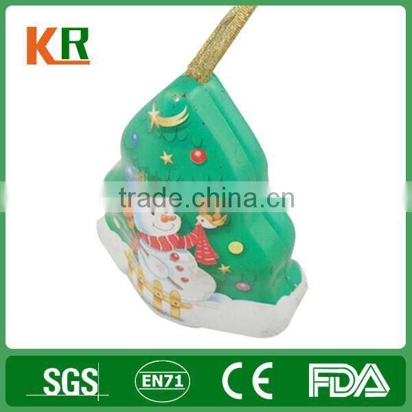 Gift box Christmas Tree empty Tin Cans