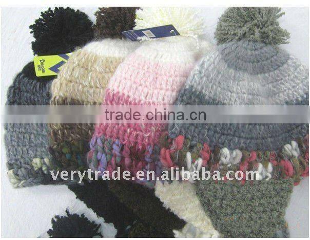 winter hat with scarf glove set