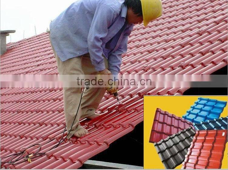 Ultra weathering ASA coated plastic synthetic resin roof tile