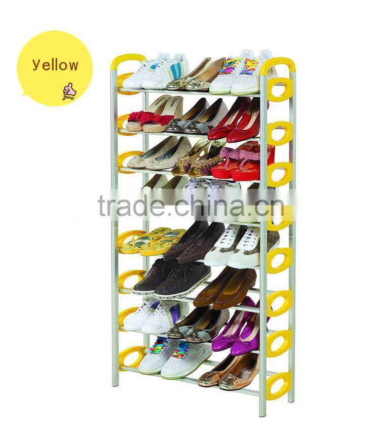 2014 Natural high quality steel shoe rack simple designs