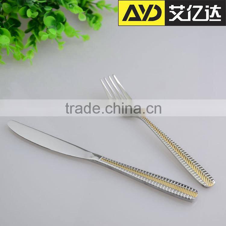 Hot sale ! wholesale tableware silver cutlery 72pcs german flatware