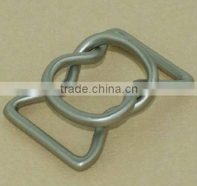 pit pattern metal buckle with slide