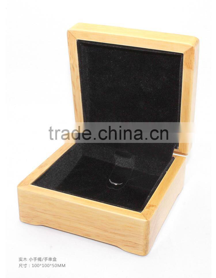 High quality Oak jewelry box bracelet cheap wood jewelry boxes ring case