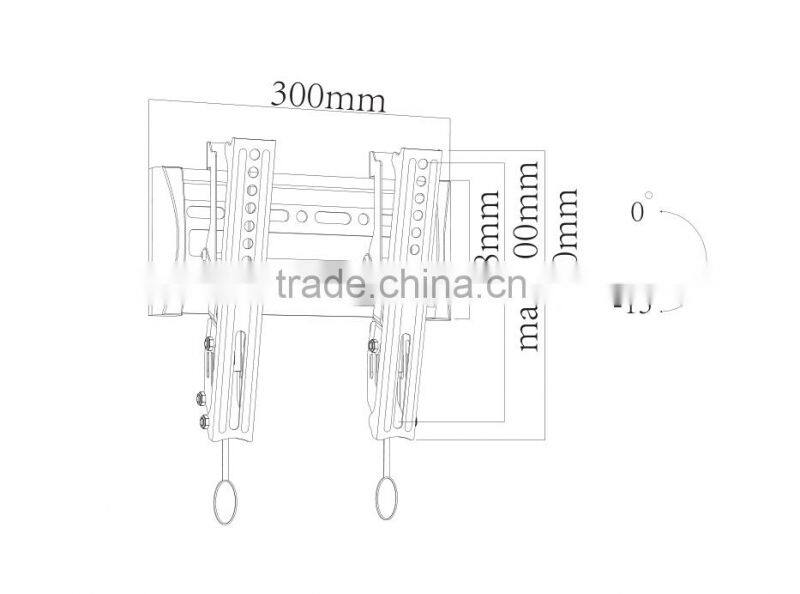 lcd tv wall bracket for 17"-42", factory supply tv mounting bracket