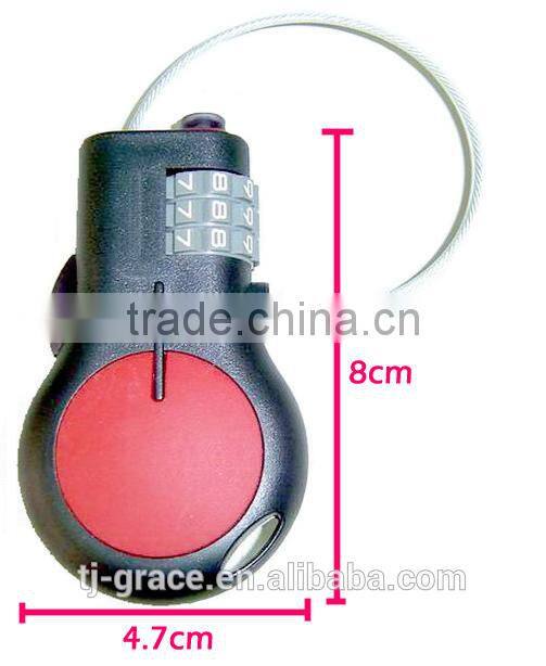 Retractable Cable lock, Bicycle Lock