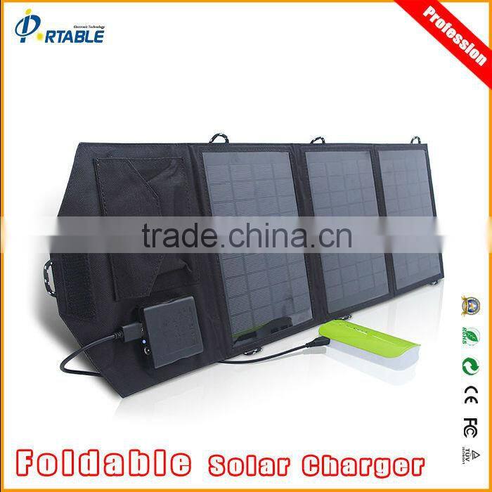 High Quality 10.5W High Quality Foldable Solar Bag for Mobile and outdoors use