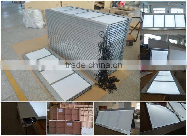 Restaurant illuminated Banner LED Light Box Indoor Advertising Display